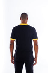 Contrast Polo Shirt - Black