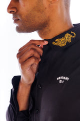 Tiger Collar Shirt - Black