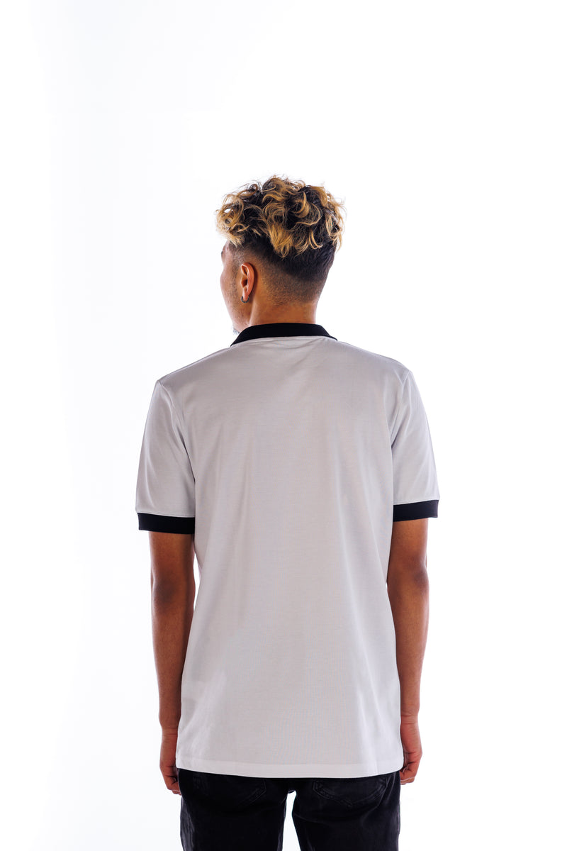 Contrast Polo Shirt - White