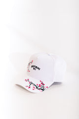 Cherry Blossom White Cap